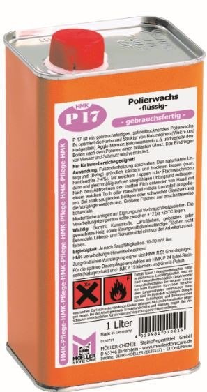 HMK P17 - Wosk polerujący do kamienia naturalnego P 17