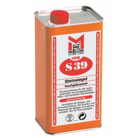 HMK S39 Impregnat do kamienia - efekt mokrego kamienia - wysoki połysk S 39