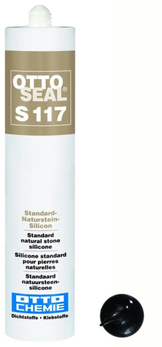 OTTOSEAL S117 C04 - czarny schwarz black Silikon do marmuru i innych kamieni naturalnych s 117 c 04