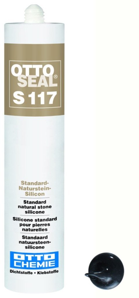 OTTOSEAL S117 C67 antracyt Silikon do marmuru i innych kamieni naturalnych s 117 c 67