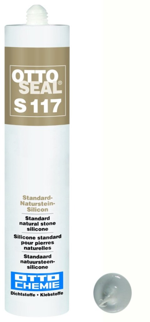 OTTOSEAL S117 C80 perłowoszary perlgrau Silikon do marmuru i innych kamieni naturalnych