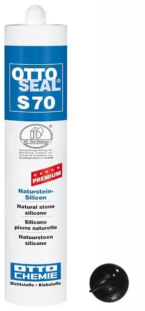 OTTOSEAL S70 C04 czarny black schwarz silikon premium do kamienia naturalnego s 70 c 04