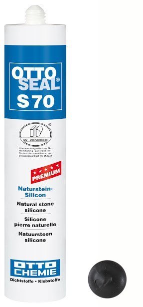 OTTOSEAL S70 C1300 antracytowy matowy matt-anthrazit silikon do kamienia naturalnego uszczelniacz s 70 c 1300