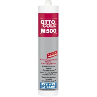 Ottocoll M500 Elastyczny, wodoodporny, jednoskładnikowy klej do kamienia montażowy do połączeń siłowych.