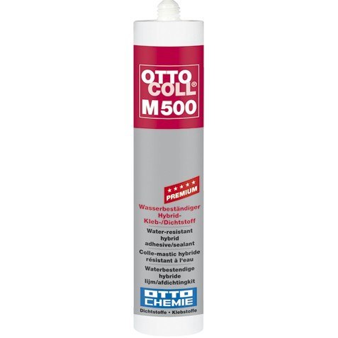 Ottocoll M500 Elastyczny, wodoodporny, jednoskładnikowy klej do kamienia montażowy do połączeń siłowych.