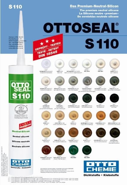 Ottoseal S110 Silikon neutralny do drewna metalu szkła s 110 biały C01